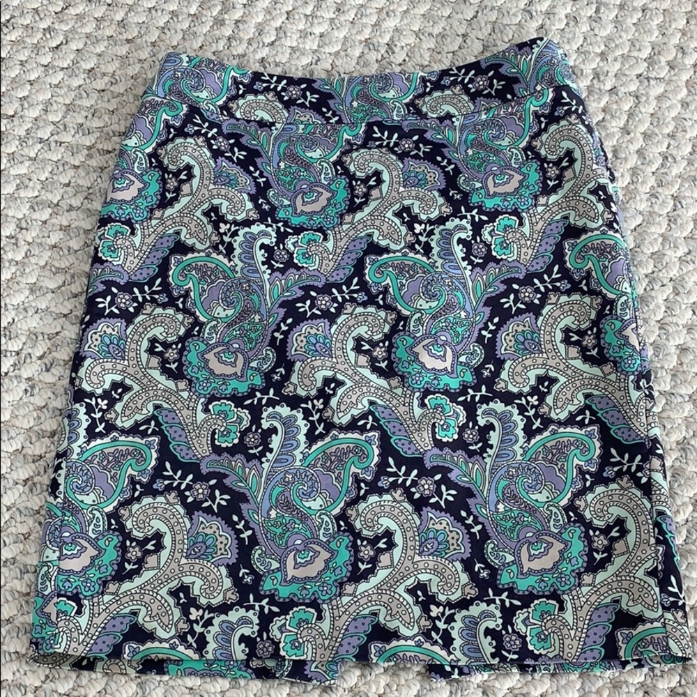 Paisley Pencil Skirt
